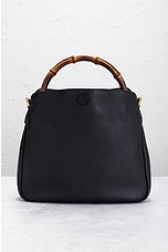 FWRD Renew Gucci Diana Handbag in Black, view 3, click to view large image.