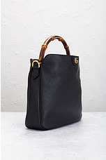 FWRD Renew Gucci Diana Handbag in Black, view 4, click to view large image.