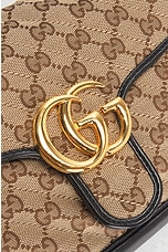 FWRD Renew Gucci GG Marmont Shoulder Bag in Beige, view 5, click to view large image.