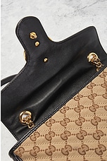 FWRD Renew Gucci GG Marmont Shoulder Bag in Beige, view 7, click to view large image.