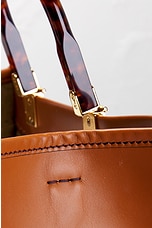 FWRD Renew Fendi Sunshine Shopper Tote Bag in Tan, view 9, click to view large image.