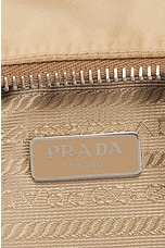 FWRD Renew Prada Re-Edition 2005 Re-Nylon Shoulder Bag in Beige, view 5, click to view large image.