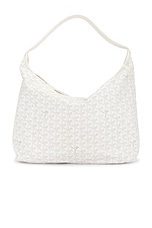 FWRD Renew Goyard Fidji Shoulder Bag in White, view 1, click to view large image.