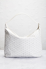 FWRD Renew Goyard Fidji Shoulder Bag in White, view 3, click to view large image.