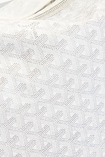 FWRD Renew Goyard Fidji Shoulder Bag in White, view 6, click to view large image.