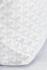 FWRD Renew Goyard Fidji Shoulder Bag in White, view 7, click to view large image.