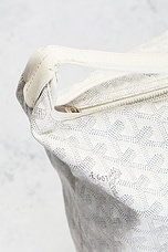 FWRD Renew Goyard Fidji Shoulder Bag in White, view 8, click to view large image.