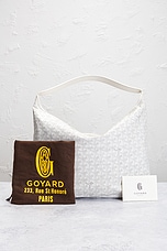 FWRD Renew Goyard Fidji Shoulder Bag in White, view 9, click to view large image.