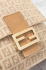 FWRD Renew Fendi Mama Zucchino Shoulder Bag in Ivory, view 5, click to view large image.