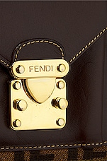 FWRD Renew Fendi Vintage Zucca Satchel Bag in Brown, view 8, click to view large image.