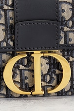 FWRD Renew Dior Trotter Oblique Shoulder Bag in Black, view 6, click to view large image.