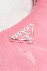 FWRD Renew Prada Lambskin Hobo Bag in Pink, view 5, click to view large image.