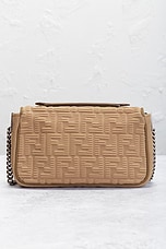 FWRD Renew Fendi Baguette Shoulder Bag in Taupe, view 3, click to view large image.