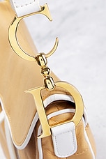 FWRD Renew Dior Saddle Bag in Neutral, view 9, click to view large image.