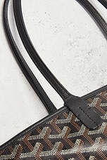 FWRD Renew Goyard Saint Louis PM Tote Bag in Black, view 7, click to view large image.