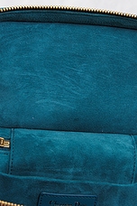 FWRD Renew Dior Calfskin Vanity Shoulder Bag in Blue, view 7, click to view large image.