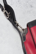 FWRD Renew Prada Sidonie Shoulder Bag in Red, view 7, click to view large image.