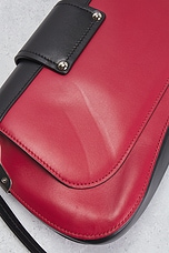 FWRD Renew Prada Sidonie Shoulder Bag in Red, view 8, click to view large image.