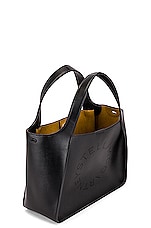 FWRD Renew Stella McCartney Logo Crossbody Bag in Black, view 4, click to view large image.