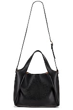 FWRD Renew Stella McCartney Logo Crossbody Bag in Black, view 5, click to view large image.