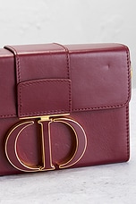 FWRD Renew Dior Montaigne Shoulder Bag in Burgundy, view 5, click to view large image.