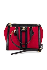 FWRD Renew Gucci Ophidia Handbag in Red, view 1, click to view large image.