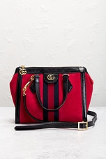 FWRD Renew Gucci Ophidia Handbag in Red, view 2, click to view large image.