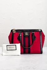 FWRD Renew Gucci Ophidia Handbag in Red, view 9, click to view large image.