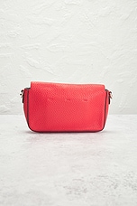 FWRD Renew Fendi Selleria Baguette Shoulder Bag in Red, view 3, click to view large image.