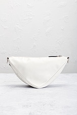 FWRD Renew Prada Triangle Shoulder Bag in White, view 3, click to view large image.