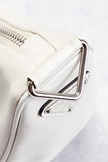 FWRD Renew Prada Triangle Shoulder Bag in White, view 8, click to view large image.