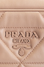 FWRD Renew Prada Nappa-Leather Shoulder Bag in Powder Pink, view 6, click to view large image.