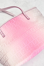 FWRD Renew Fendi Ombre Zucchino Roll Tote Bag in Multi, view 5, click to view large image.