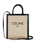 FWRD Renew Celine Vertical Cabas Tote Bag in Neutral, view 1, click to view large image.