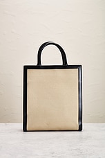 FWRD Renew Celine Vertical Cabas Tote Bag in Neutral, view 3, click to view large image.