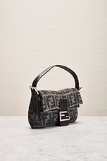 FWRD Renew Fendi Mama Baguette Shoulder Bag in Grey, view 4, click to view large image.