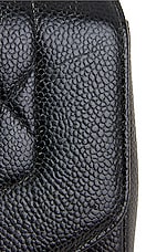 FWRD Renew Chanel Chain Caviar Medium Diana Flap Bag in Black, view 10, click to view large image.