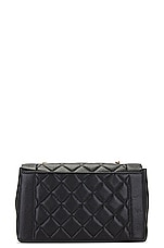 FWRD Renew Chanel Chain Caviar Medium Diana Flap Bag in Black, view 2, click to view large image.