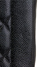 FWRD Renew Chanel Chain Caviar Medium Diana Flap Bag in Black, view 8, click to view large image.