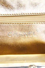 FWRD Renew Chanel Lambskin Shoulder Bag in Gold, view 9, click to view large image.