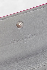 FWRD Renew Dior Lady Cannage Wallet On Chain in Purple, view 5, click to view large image.