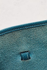 FWRD Renew Hermes Evelyne PM Shoulder Bag in Blue Jean, view 6, click to view large image.