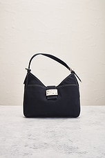 FWRD Renew Fendi Denim Shoulder Bag in Navy, view 2, click to view large image.