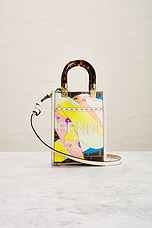 FWRD Renew Fendi Mini Sunshine Shopper Tote Bag in Multi, view 2, click to view large image.