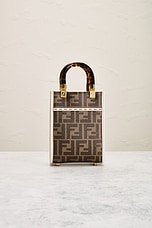 FWRD Renew Fendi Mini Sunshine Shopper Tote Bag in Multi, view 3, click to view large image.