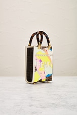 FWRD Renew Fendi Mini Sunshine Shopper Tote Bag in Multi, view 4, click to view large image.