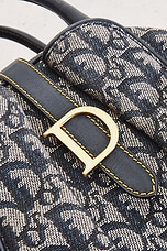 FWRD Renew Dior Trotter Handbag in Navy, view 6, click to view large image.