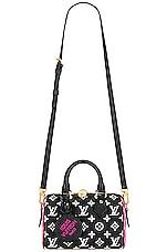 FWRD Renew Louis Vuitton Spring in the City Empreinte Speedy Bandouliere 20 Bag in Black, view 1, click to view large image.