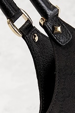 FWRD Renew Gucci GG Canvas Shoulder Bag in Black, view 9, click to view large image.