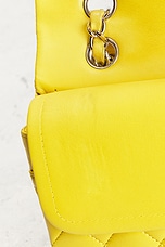 FWRD Renew Chanel Lambskin Classic Flap Bag in Yellow, view 7, click to view large image.